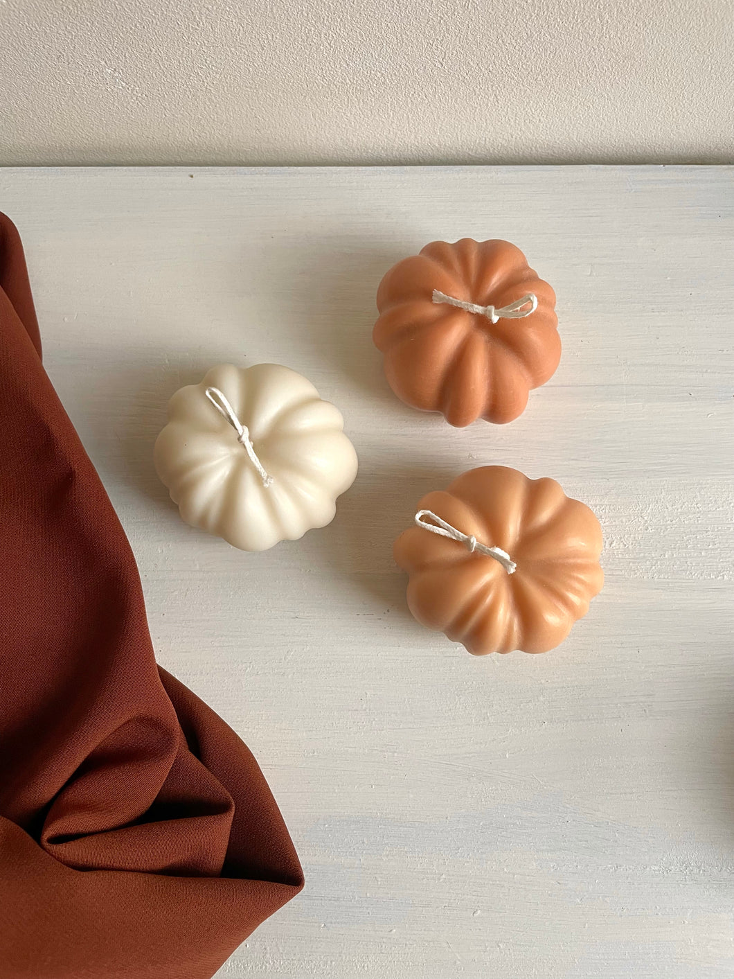 Pumpkin candle minimalistic | Pompoenkaars minimalistisch