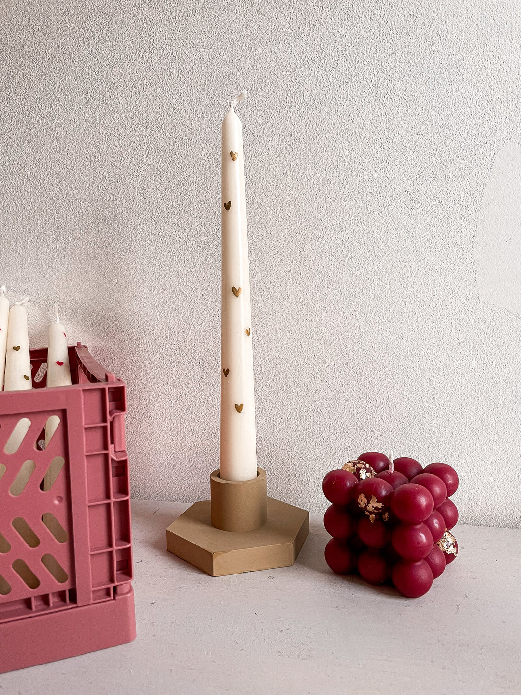 Valentine's candle sticks