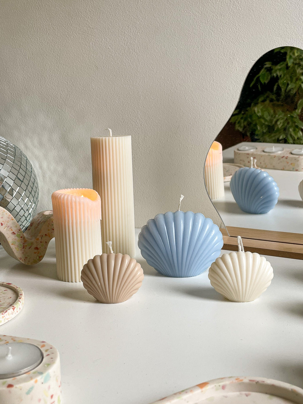 Shell candles